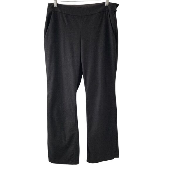 Eileen Fisher Pants Womens 6P Wool Blend Charcoal Black - Picture 1 of 10